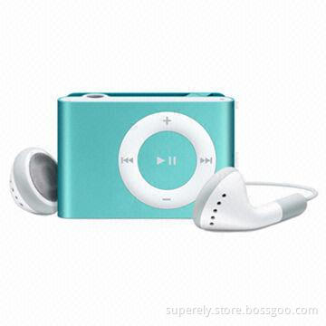 Mini Clip MP3 Player with T-Flash Card Slot, Built-in FM, Multi-color